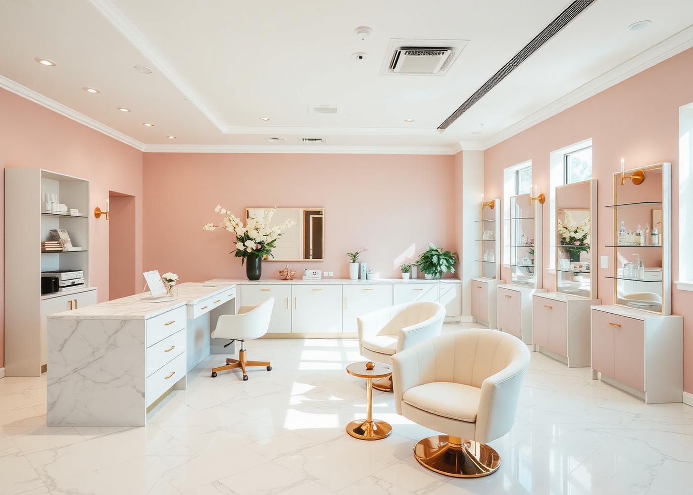 Vanity Nails & Beauty salon interior